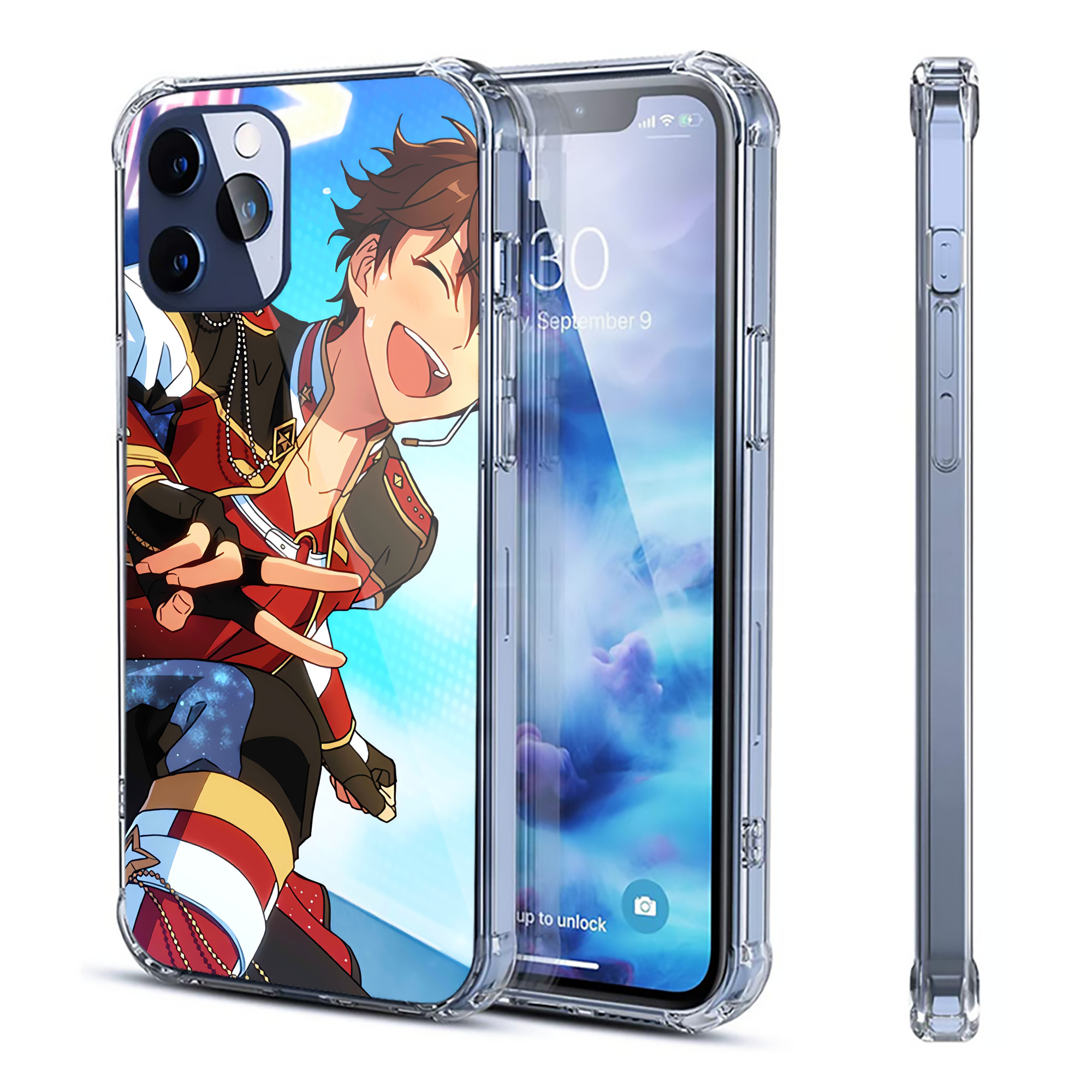 （画像用） あんさんぶるスターズ! Ensemble Stars 【iPhone 12シリーズ対応】透明スマホケース（クリアソフトケース）